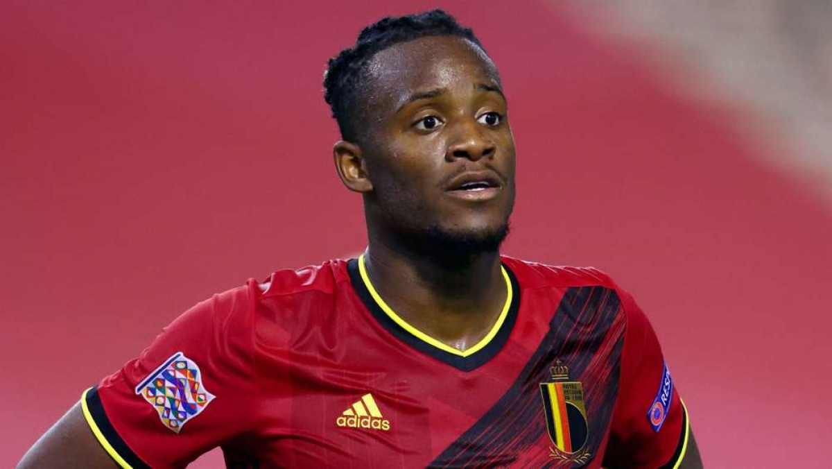 Cựu tiền đạo Chelsea - Michy Batshuayi lập cú đúp giúp Bỉ đánh bại Thụy Sĩ. (Ảnh: Getty).
