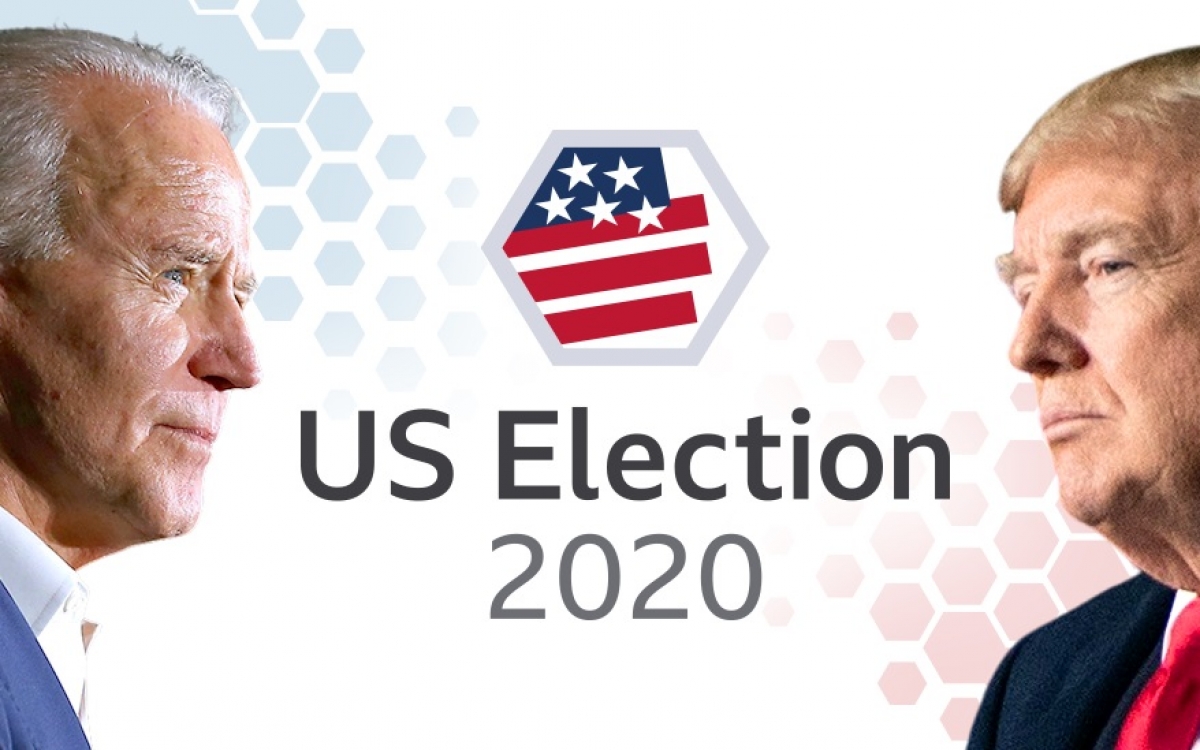 Bầu cử Mỹ 2020. Đồ họa: BBC.