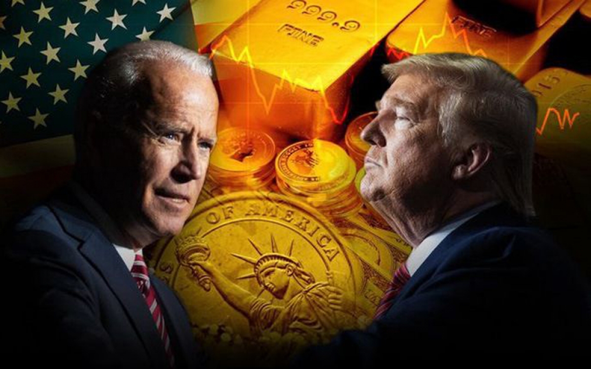 Giá vàng được dự báo sẽ tăng bất chấp kết quả bầu cử Tổng thống Mỹ 2020 như thế nào. (Ảnh minh họa: KT)