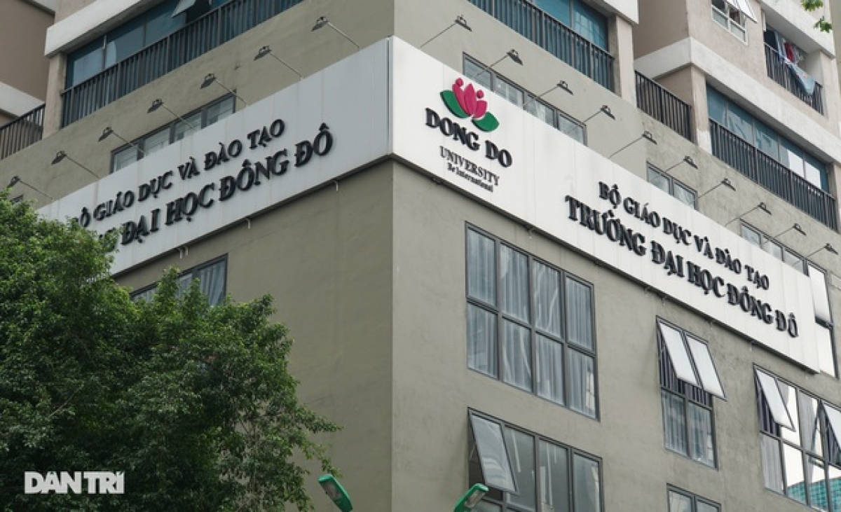 Trường Đại học Đông Đô, nơi cấp 193 bằng đại học giả, có 55 trường hợp sử dụng để xét tuyển nghiên cứu sinh hoặc bảo vệ luận án tiến sỹ. Ảnh Dân trí.