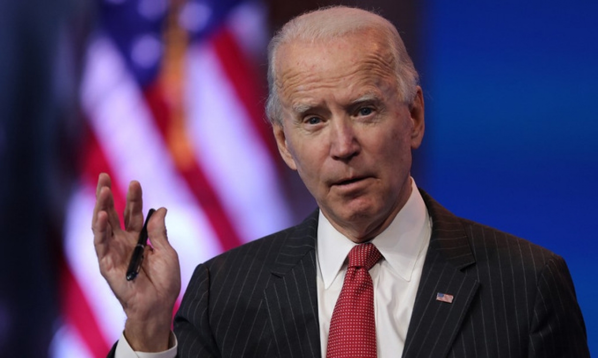 Ông Biden trong cuộc họp báo tại Delaware hôm 19/11. Ảnh: AFP.