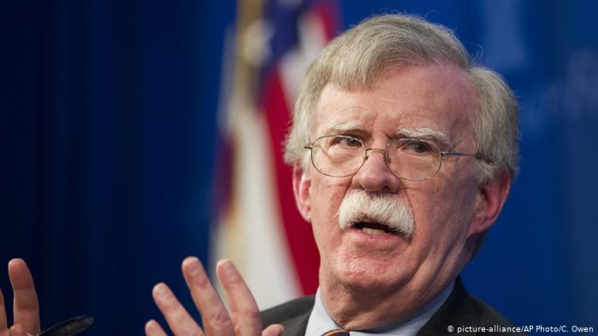 Cựu Cố vấn An ninh Quốc gia Mỹ John Bolton. Ảnh: AP.