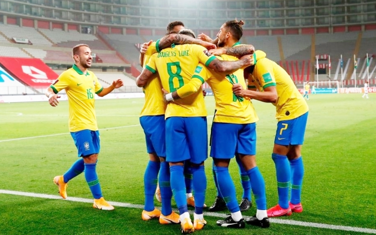 Brazil dẫn đầu bảng xếp hạng sau 2 lượt trận (Ảnh: Getty).