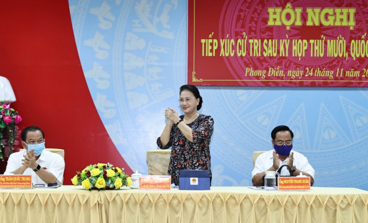 Chủ tịch Quốc hội đánh giá cao những ý kiến đóng góp của người dân
