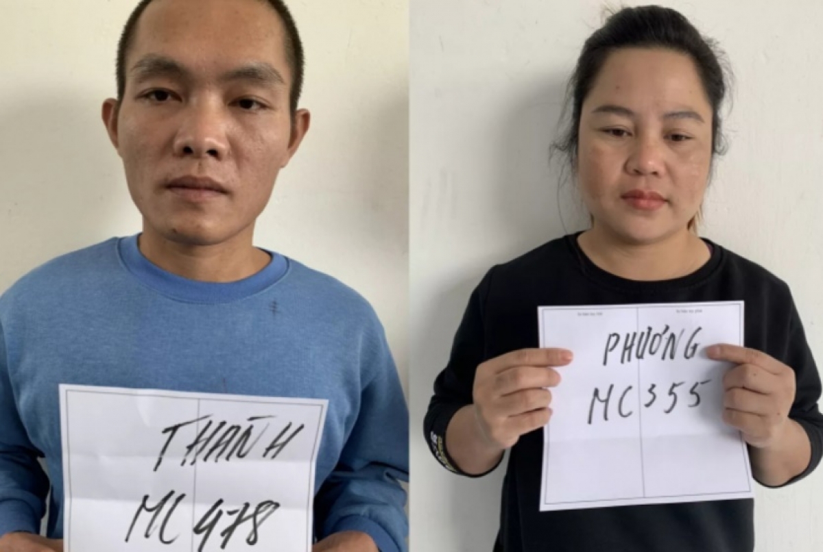 Đối tượng bị truy nã Lê Văn Thành và Lò Thị Phương
