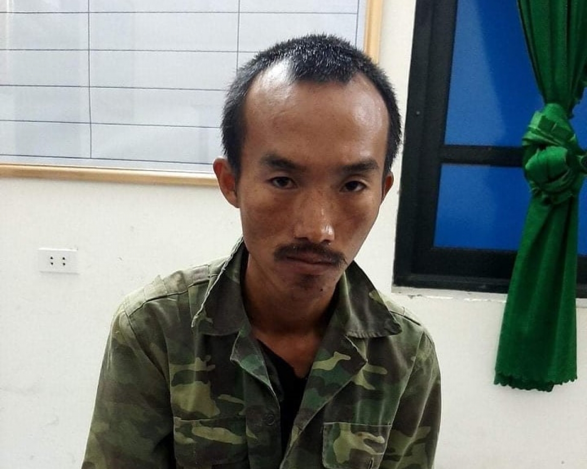 Đối tượng Của Vừ tại cơ quan công an.