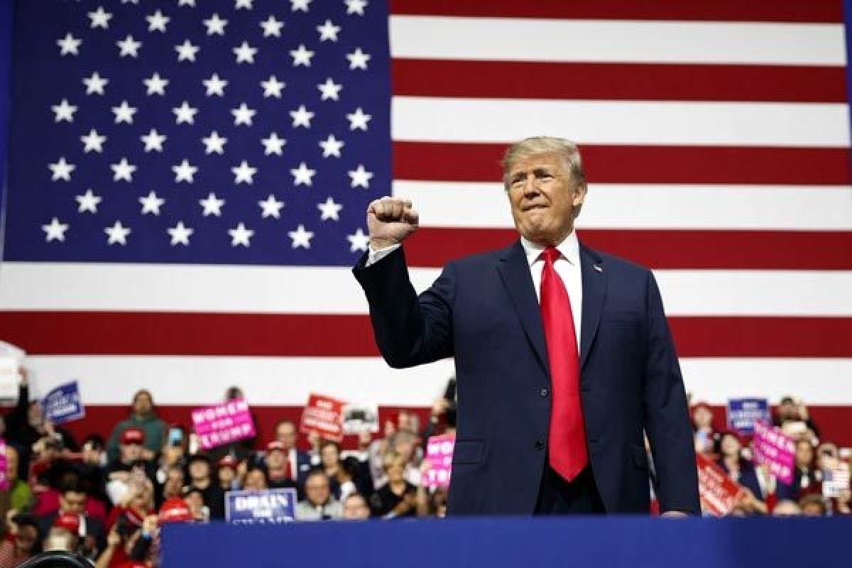 Tổng thống Mỹ Donald Trump. Ảnh: Washington Time