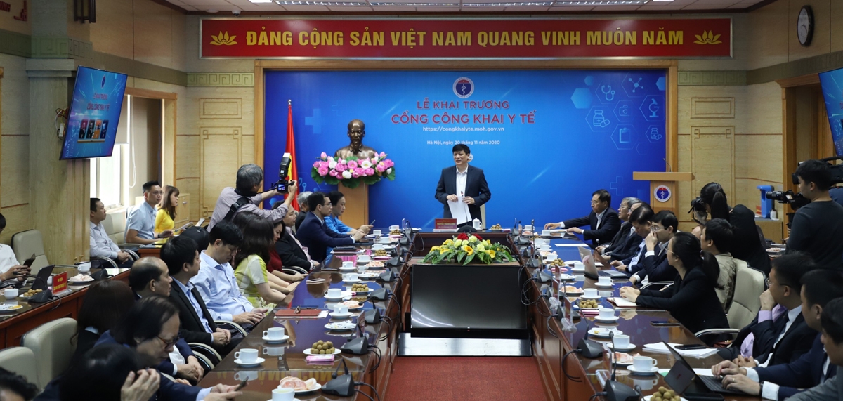 Bộ Y tế tổ chức Lễ khai trương Cổng công khai y tế tại địa chỉ: https://congkhaiyte.moh.gov.vn.