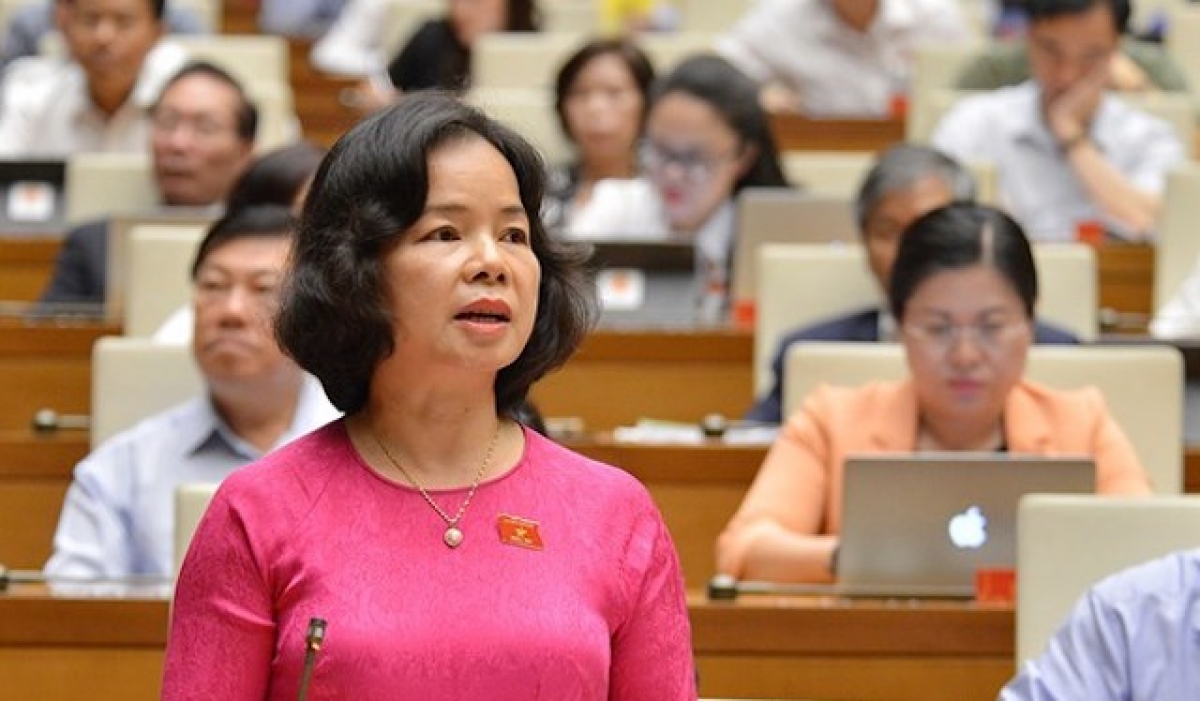 Đại biểu Phạm Thị Thu Trang (đoàn Quảng Ngãi)