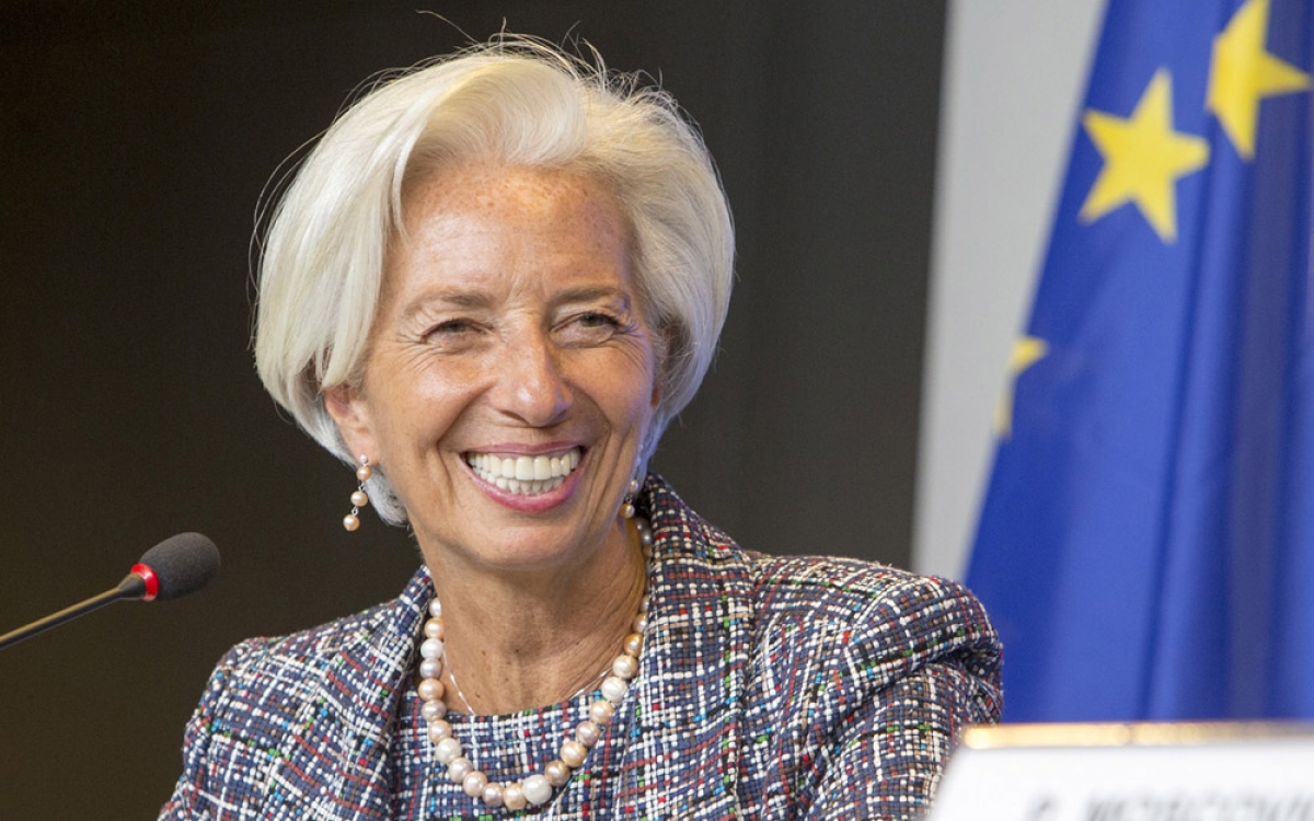 Bà Christine Lagarde từng giữ chức vụ Tổng giám đốc Quỹ tiền tệ Quốc tế - IMF. (Ảnh: europa.eu)