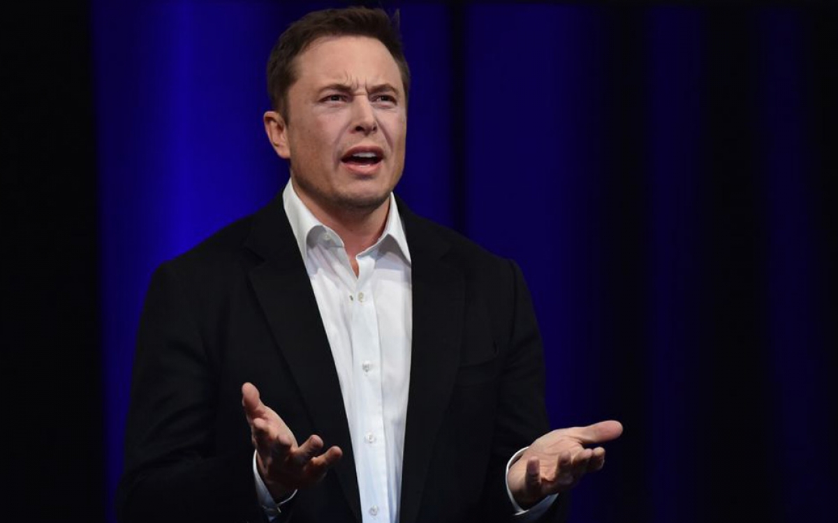 Tài sản của tỷ phú Elon Musk cộng thêm đáng kể nhờ cổ phiếu Tesla tăng giá. (Ảnh: Bloomberg)