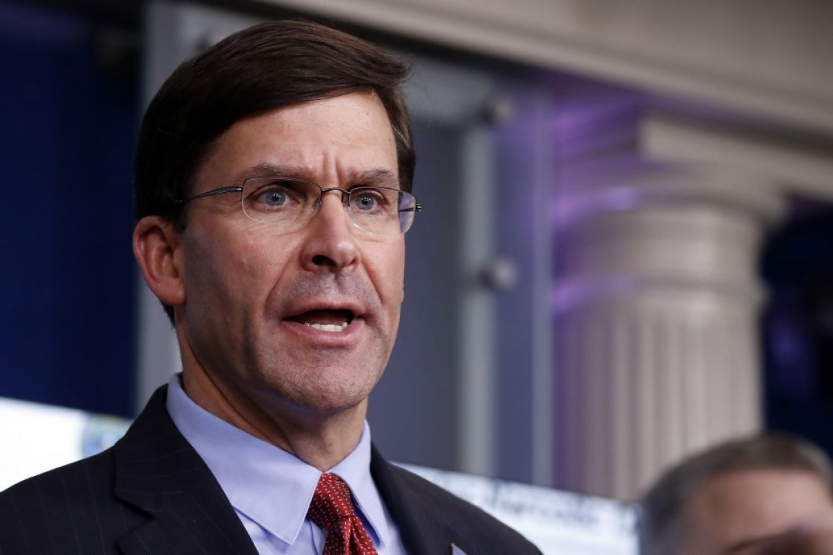 Bộ trưởng Quốc phòng Mark Esper. Ảnh: Washington Times