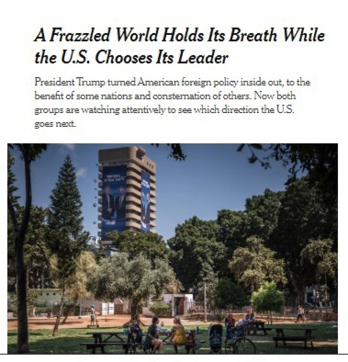 Bài viết trên New York Times