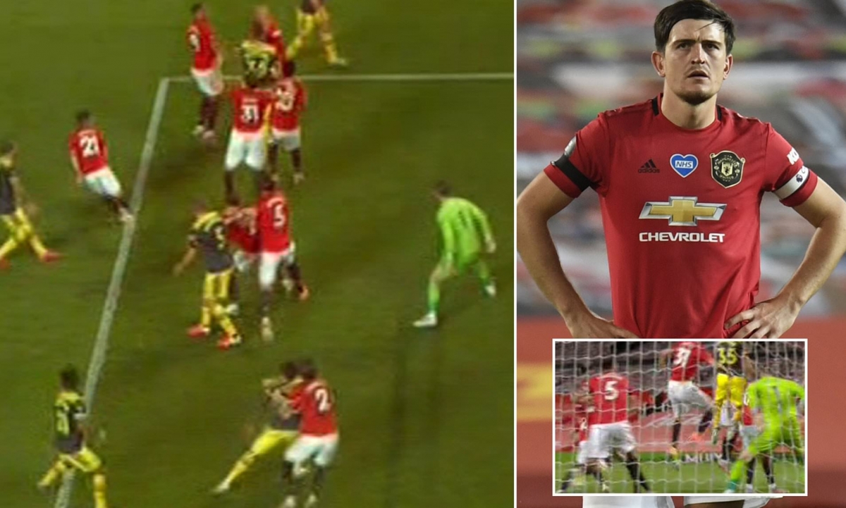 Trận hòa Southampton trên sân Old Trafford là bước ngoặt "đổi đời" của Harry Maguire. (Ảnh: Daily Mail)