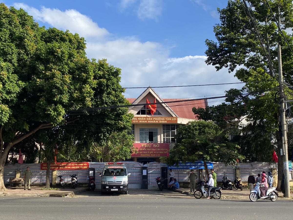 Hiện trường vụ việc.