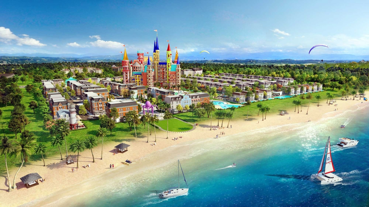 Phối cảnh phân kỳ Wonderland của đại dự án NovaWorld Ho Tram 1.000ha.