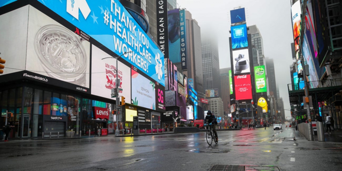 New York từng là tâm dịch của nước Mỹ. Ảnh: AFP/Getty Images