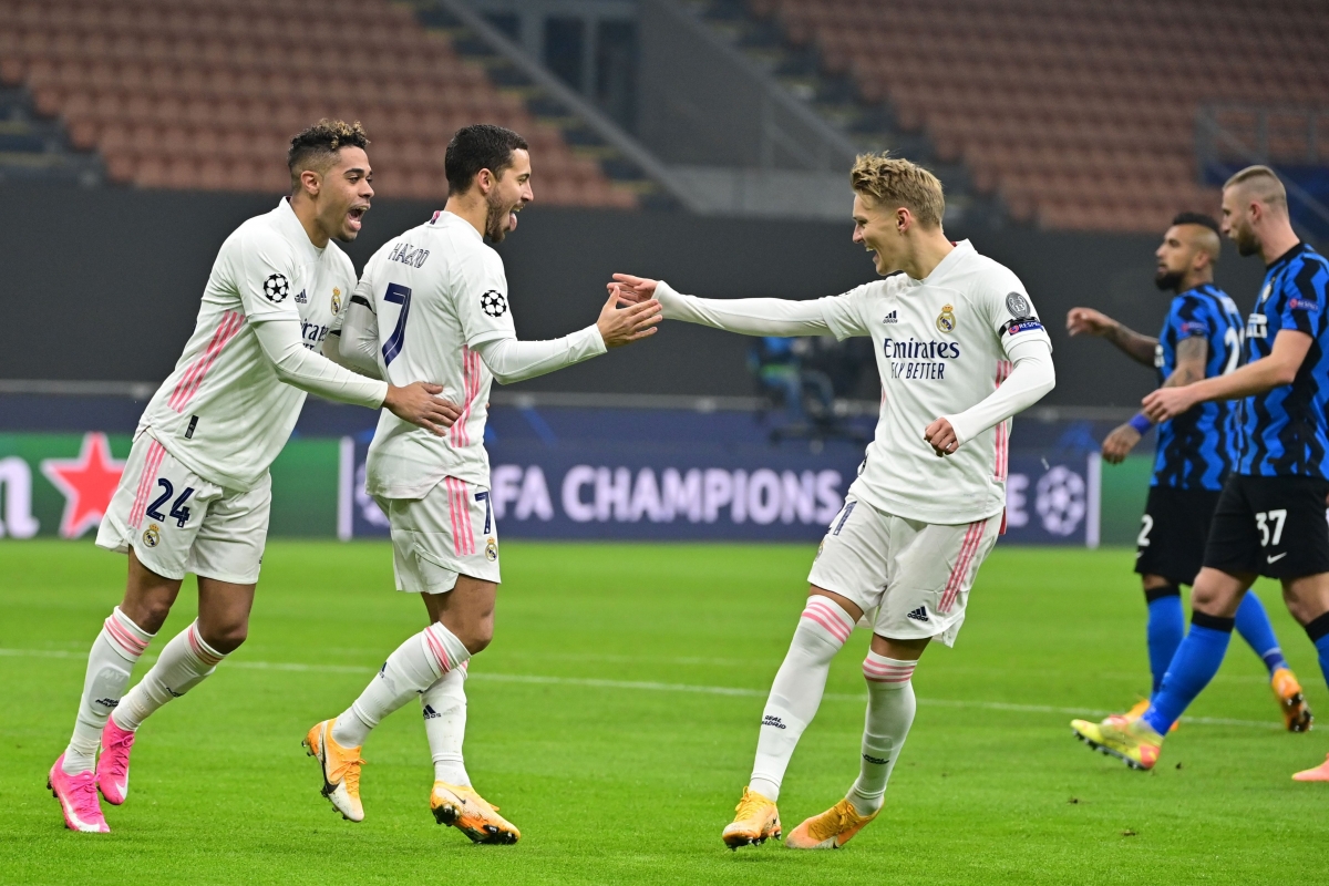 Real Madrid thắng nhàn Inter Milan. (Ảnh: Getty)
