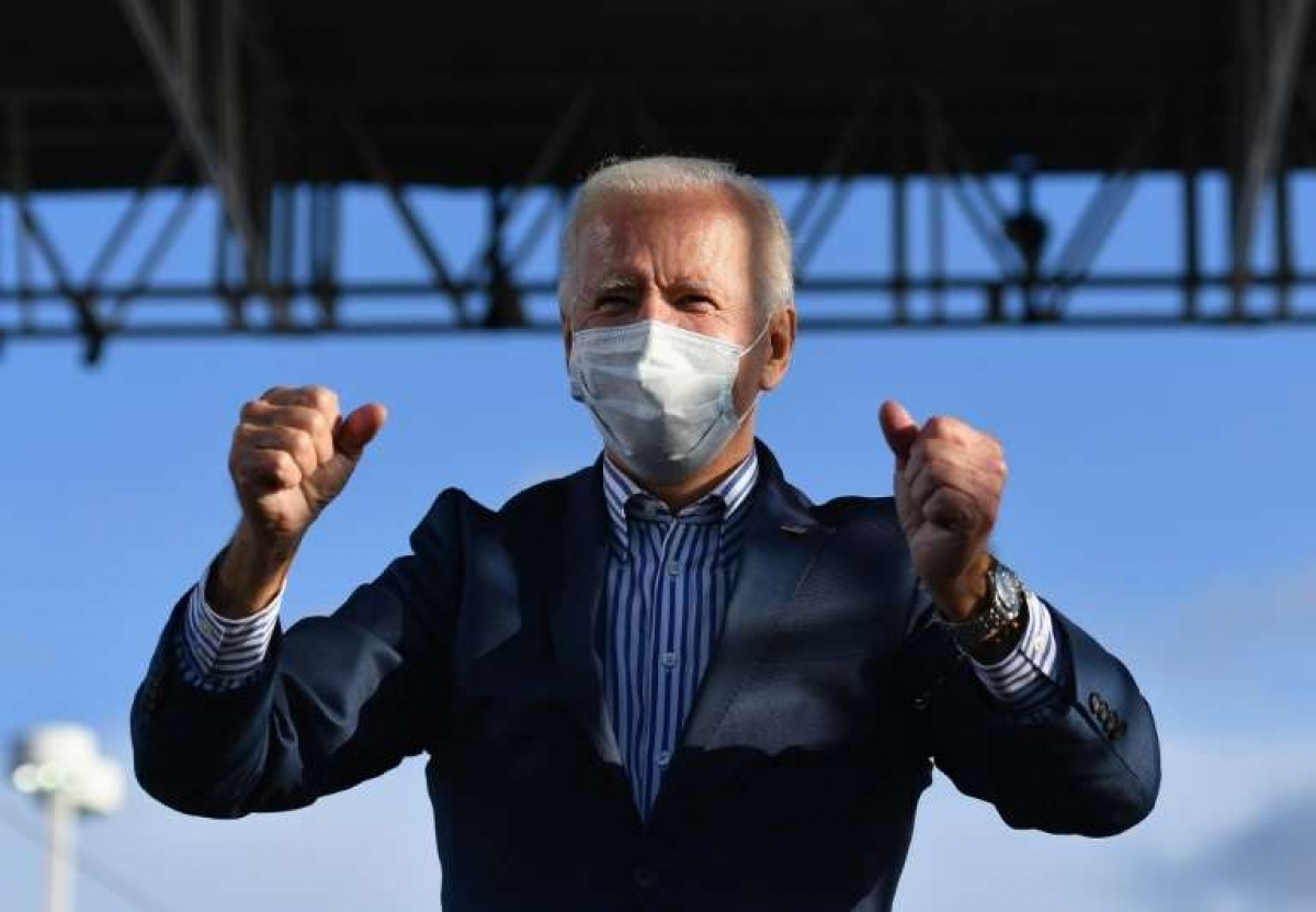 Joe Biden, một trong những người nhiều tuổi nhất có thể trở thành tổng thống Mỹ, sẽ mừng sinh nhật lần thứ 78 vào ngày 20/11/2020. Ảnh: AFP