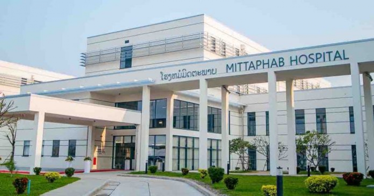 Bệnh viện Mittaphab-Vientiane, nơi tiếp nhận cách ly và điêu trị bệnh nhân Covid-19 tại Lào