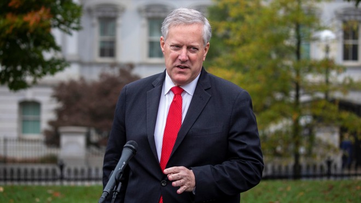 Chánh văn phòng Nhà Trắng Mark Meadows. Ảnh: AFP