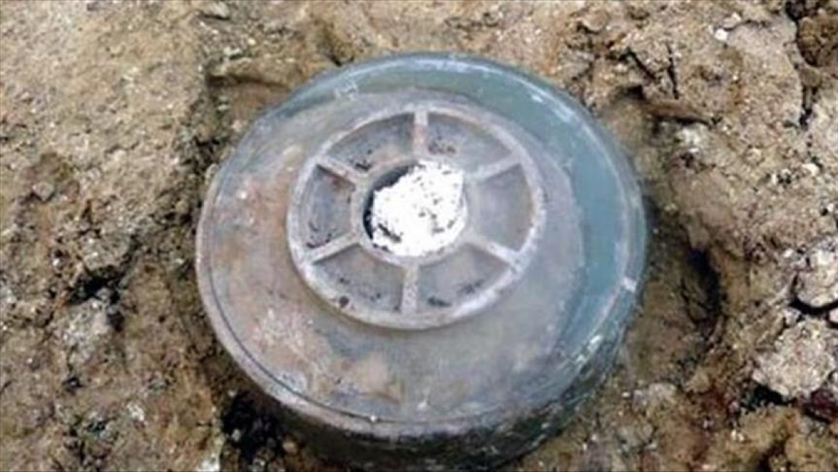 Hình ảnh một trái mìn. Ảnh: Anadolu.