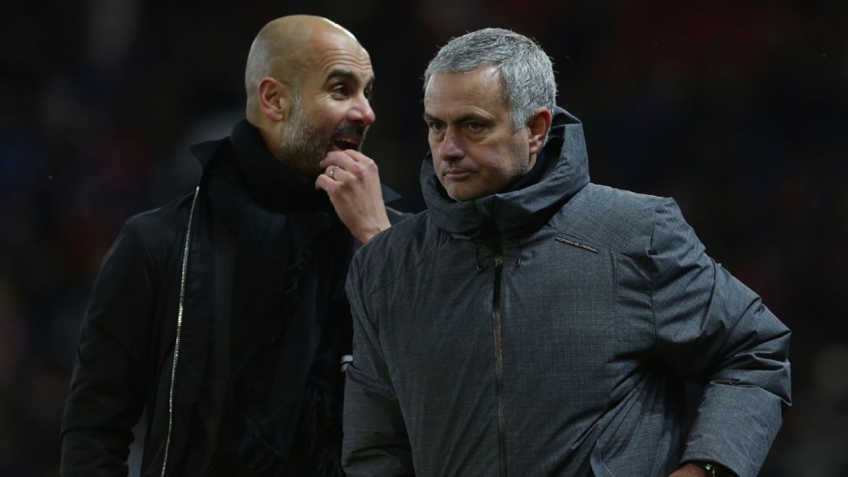 Thời thế thay đổi giữa Pep và Mourinho. (Ảnh: ESPN)