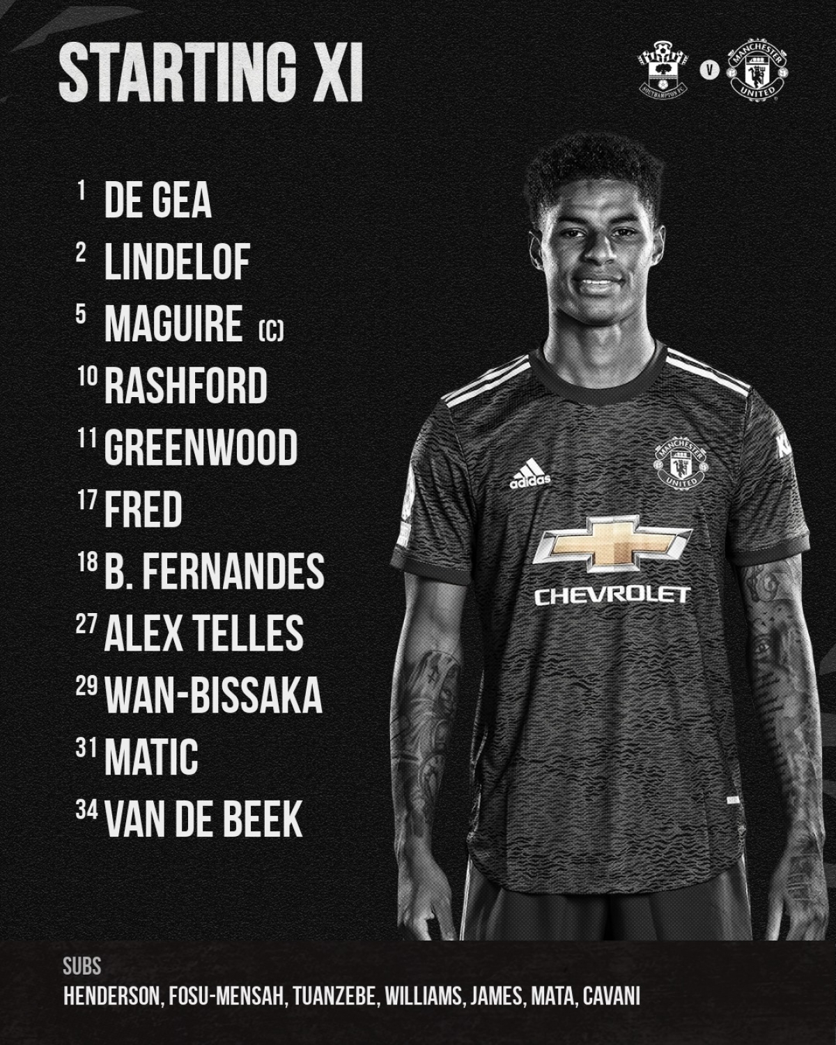 Van De Beek có lần đầu đá chính ở Premier League. (Ảnh: MUFC)