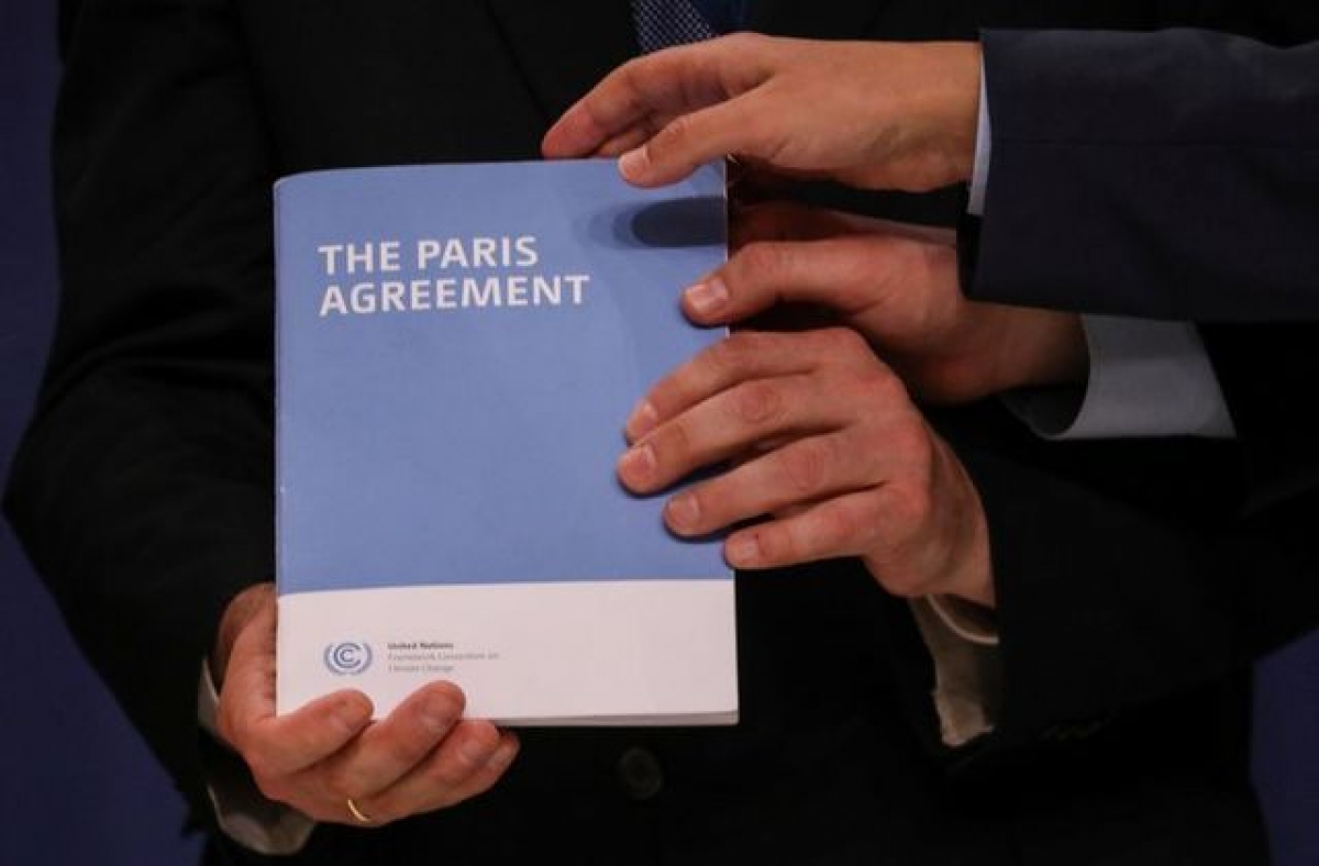 Mỹ đã chính thức rút khỏi Hiệp định Paris về biến đổi khí hậu, theo đúng tuyên bố của Tổng thống Mỹ Donald Trump. (Nguồn: Reuters).