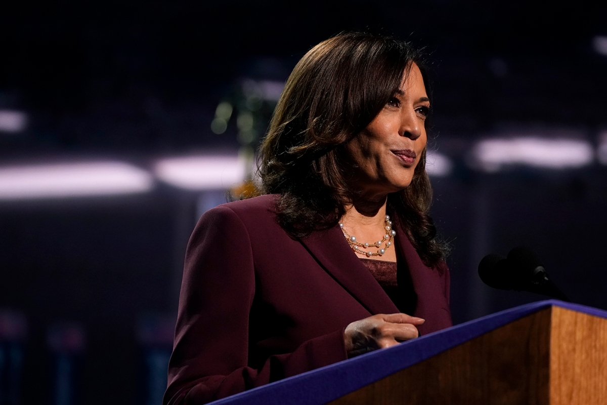Bà Kamala Harris Ảnh: Bloomberg/Getty Images