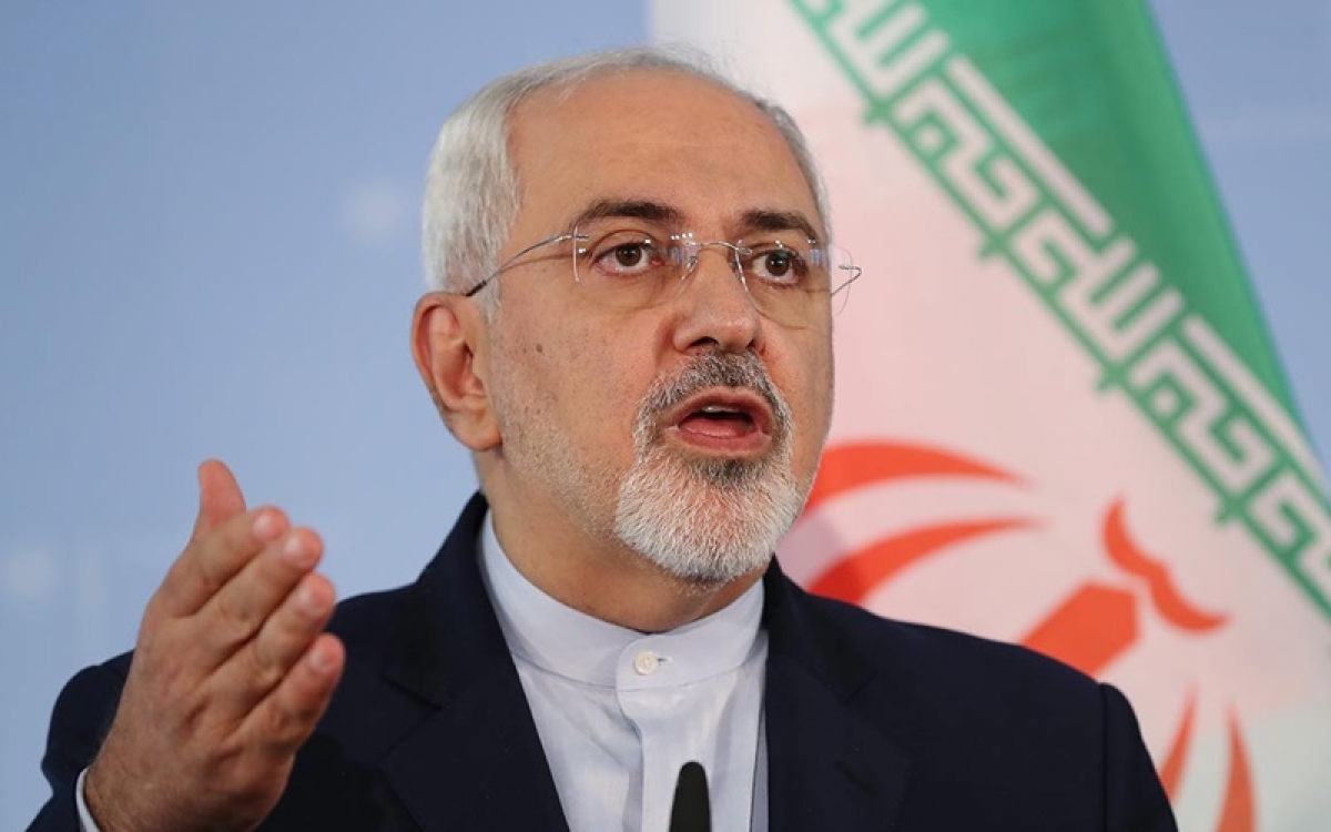 Ngoại trưởng Iran Zarif. Ảnh: Politico.