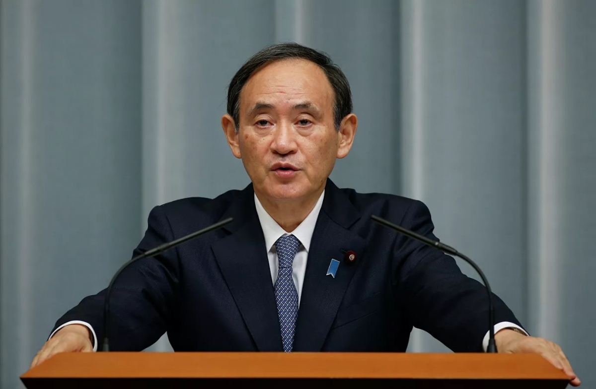 Thủ tướng Nhật Bản Yoshihide Suga. Ảnh: AP