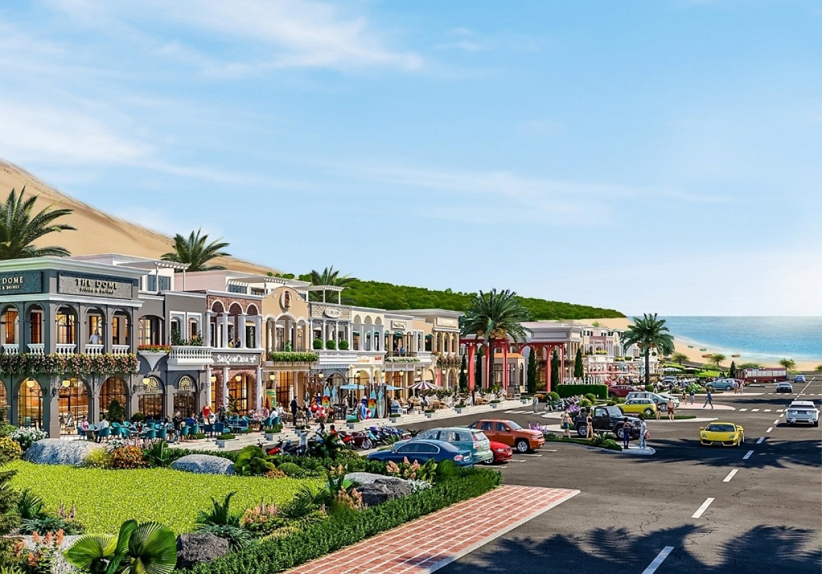 Shophouse biển tại NovaHills Mui Ne Resort &amp; Villas có số lượng khan hiếm đang thu hút nhà đầu tư.