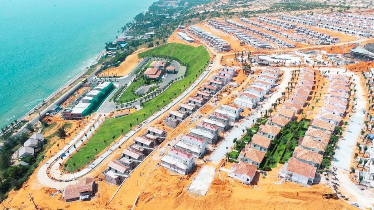 Toàn khu dự án NovaHills Mui Ne Resort &amp; Villas đã hoàn thành 100% xây dựng phần thô.