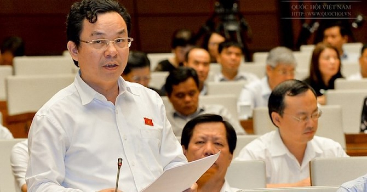Đại biểu Hoàng Văn Cường- đoàn Hà Nội. 