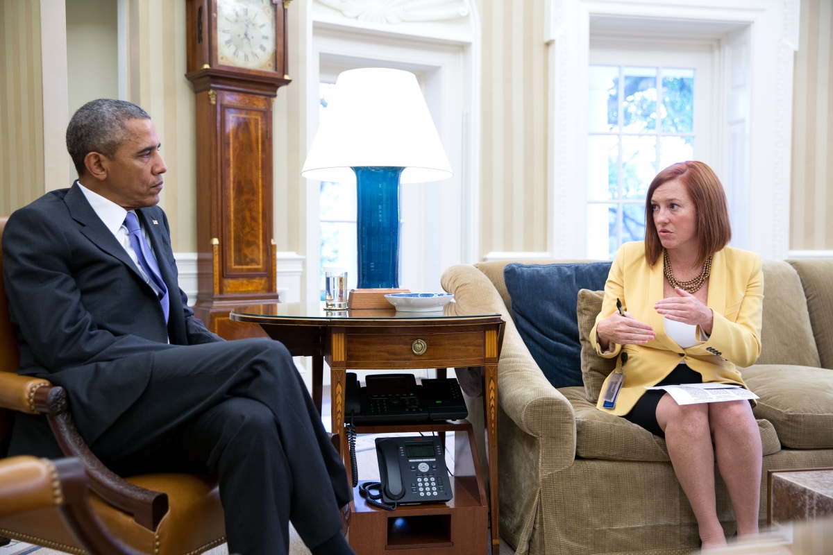 Bà Jennifer Psaki, người từng là Giám đốc truyền thông Nhà Trắng dưới thời Tổng thống Barack Obama.