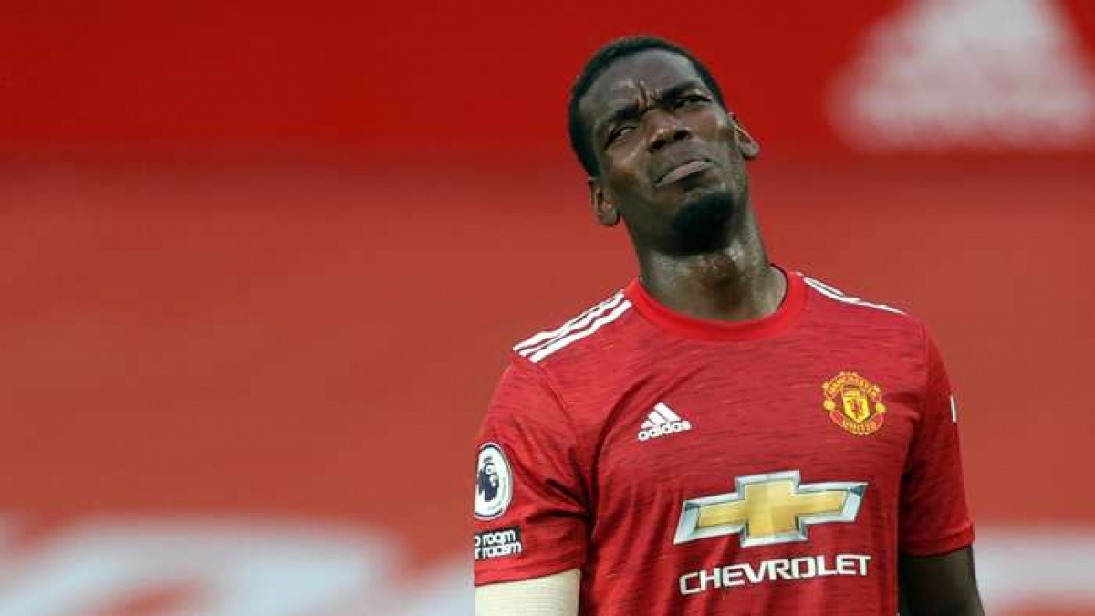 Pogba chưa có bàn thắng, kiến tạo nào ở Premier League 2020/2021 (Ảnh: Getty).