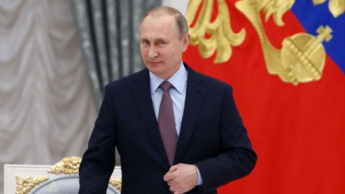 Tổng thống Putin. Ảnh:BBC.