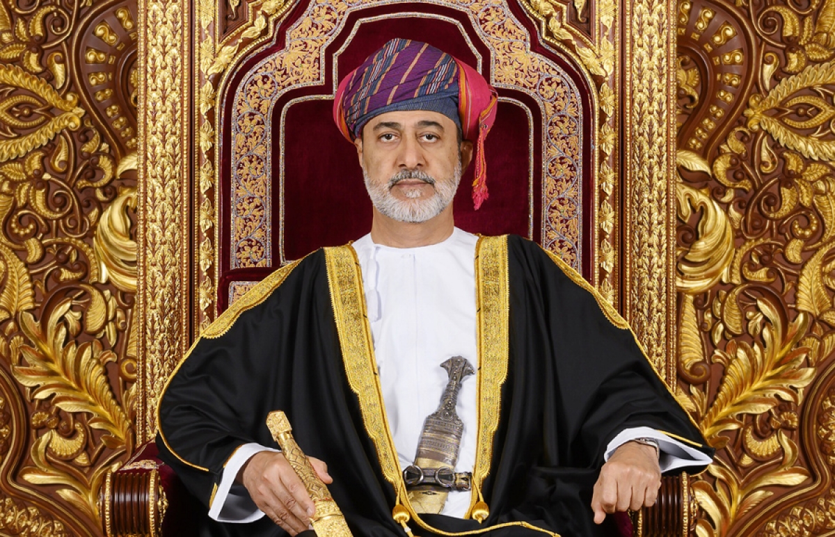 Quốc vương Oman Sultan Haitham Bin Tariq.