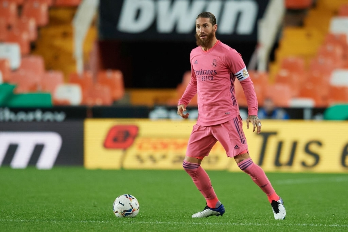 Ramos vắng mặt ở trận đấu với Shakhtar Donetsk (Ảnh: Getty).