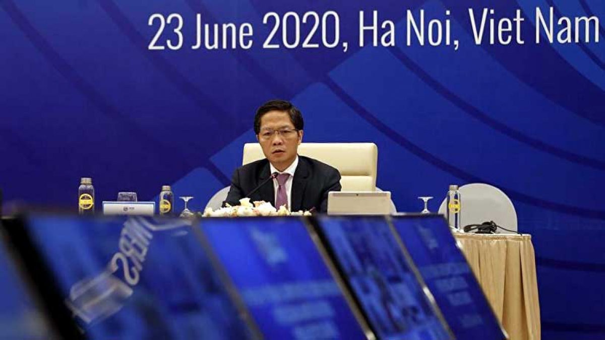 Các Bộ trưởng RCEP đã thống nhất được kế hoạch kết thúc các vấn đề còn tồn tại. Ảnh: TTXVN