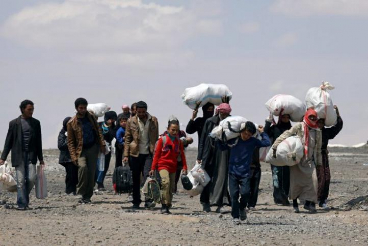 Hội nghị quốc tế đưa người tị nạn Syria trở về quê hương. Ảnh AlQuds