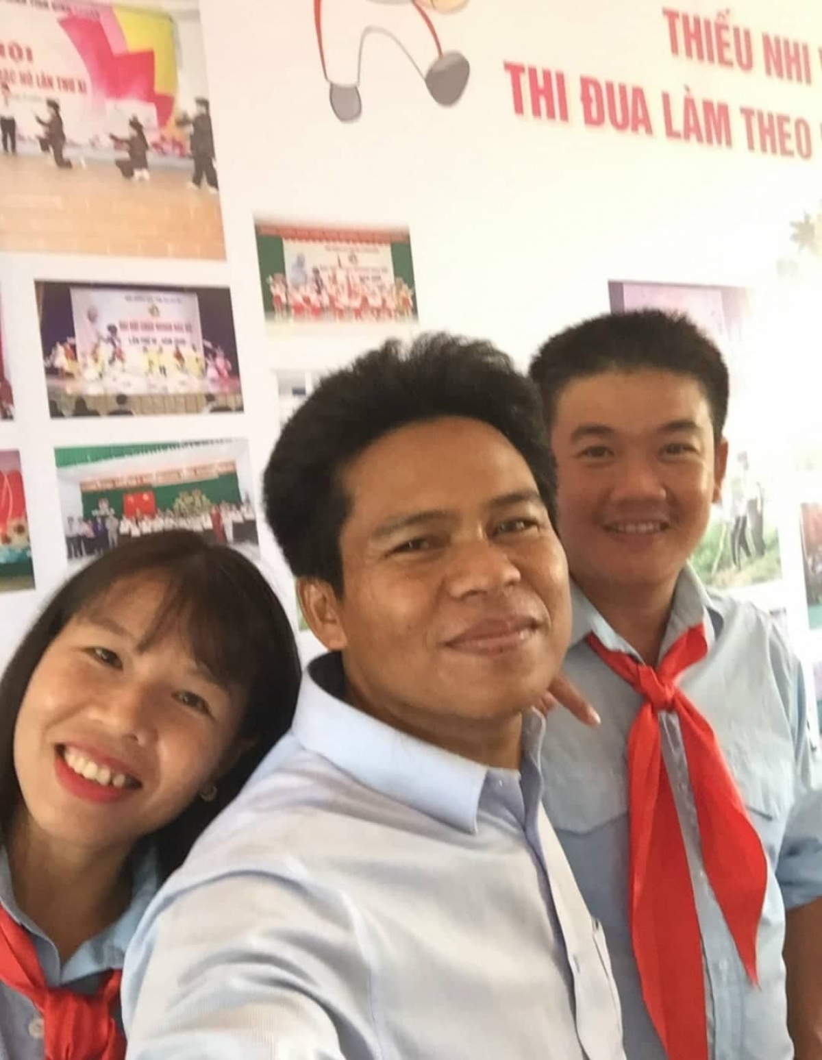 Thầy K'Dĩnh -giáo viên Tổng Phụ trách Đội, Trường Tiểu học Tân Phúc 1, xã Tân Phúc, huyện Hàm Tân, tỉnh Bình Thuận