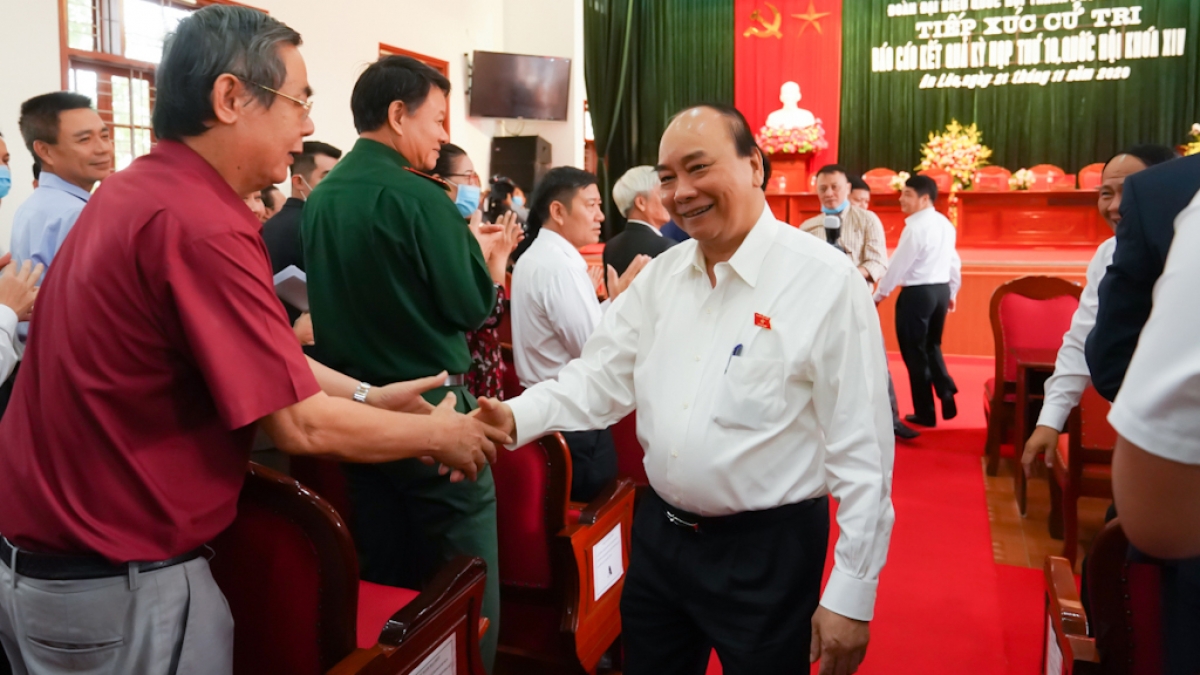 Thủ tướng tiếp xúc cử tri TP Hải Phòng