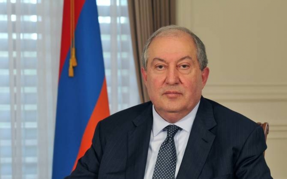 Đương kim Tổng thống Armenia Sarkissian (Ảnh: Armepress)