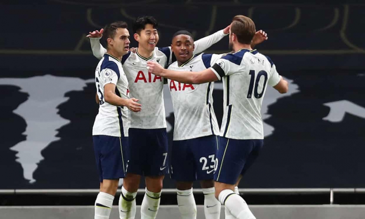 Son Heung Min giúp Tottenham có khởi đầu như mơ. (Ảnh: Getty)