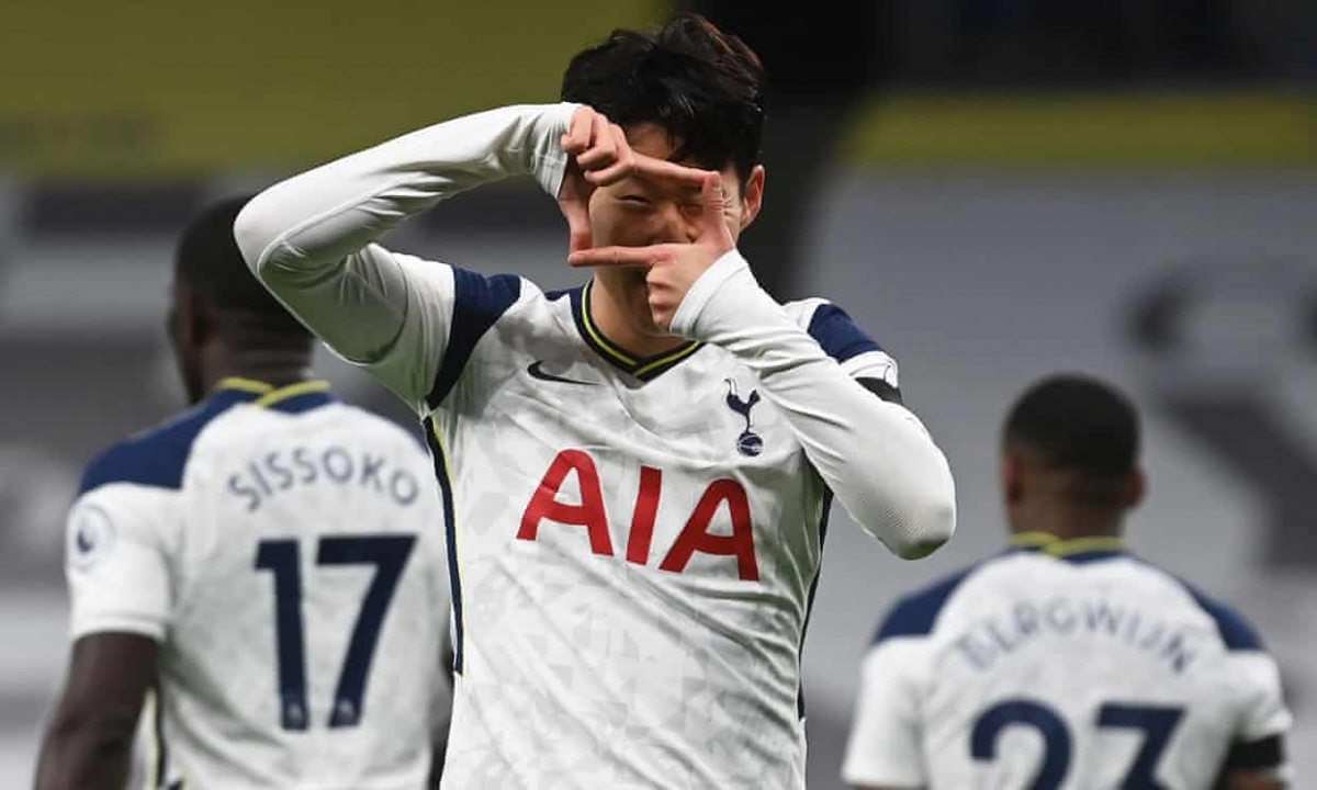 Son Heung Min mở tỷ số ngay phút thứ 5. (Ảnh: Getty)