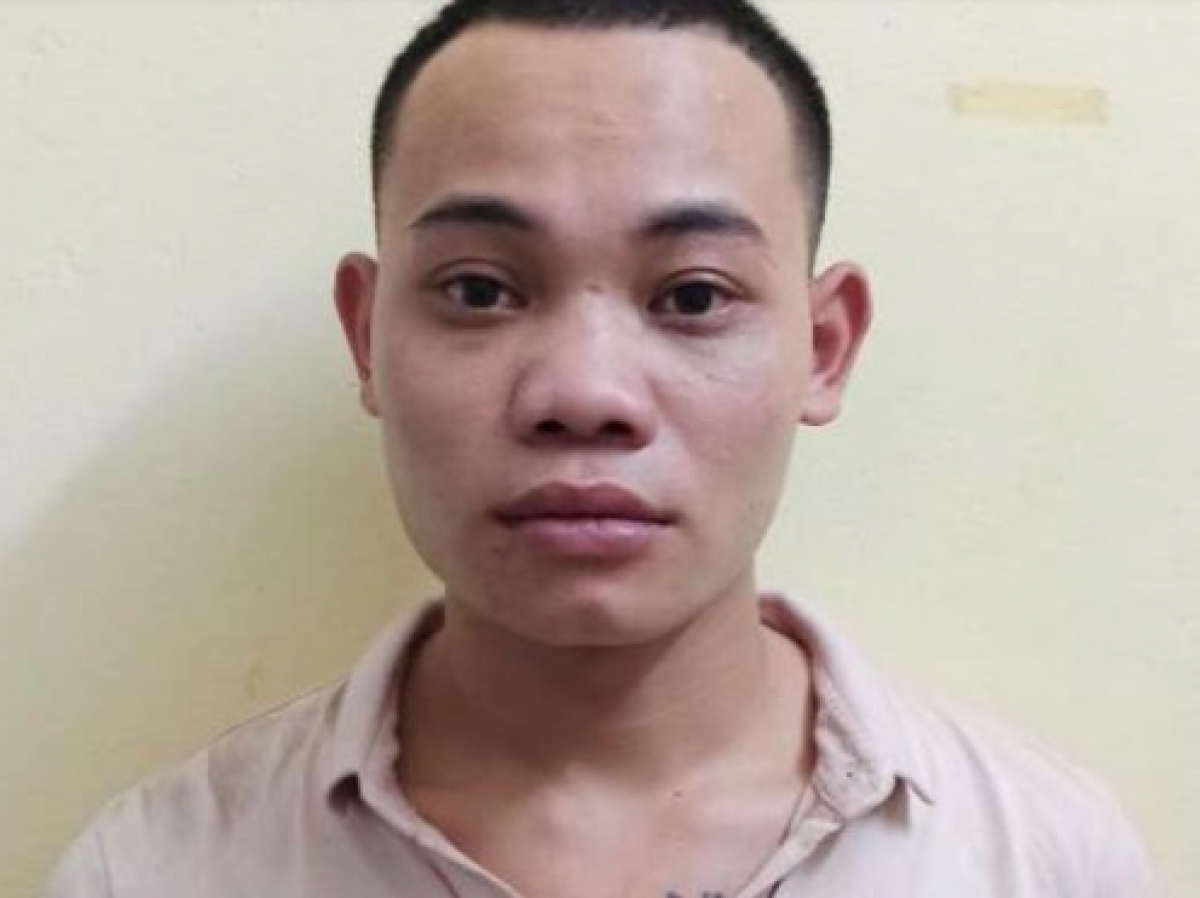 Đối tượng Nguyễn Tiến Khương tại cơ quan điều tra