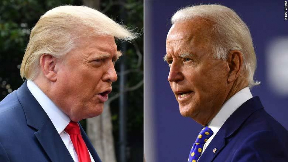 Tổng thống Donald Trump - ông Joe Biden (phải) Ảnh: Getty