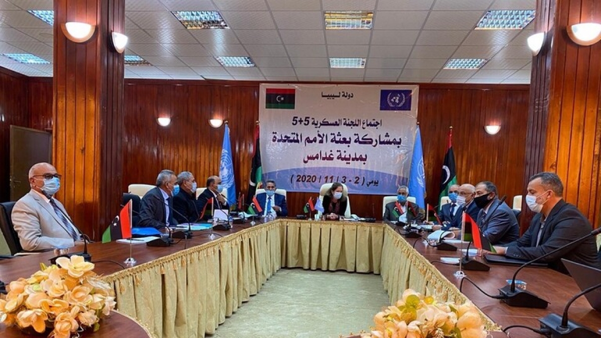 Ủy ban quân sự chung Libya nhóm họp. Ảnh: RT.